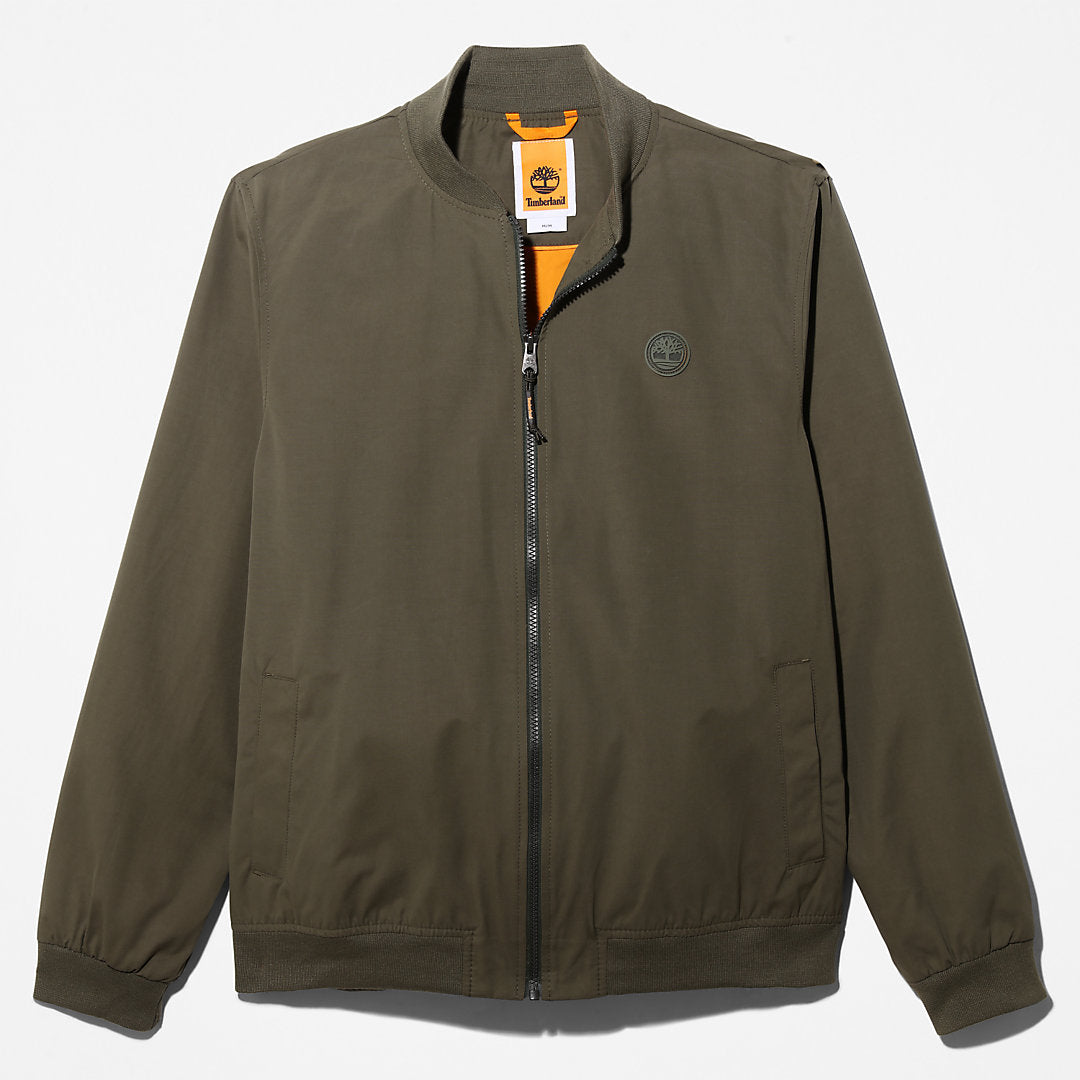 Mens Timberland DWR Bomber Jacket for Men in Dark Green