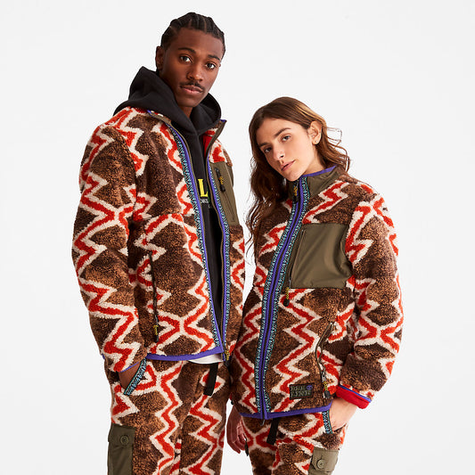 Mens Timberland Bee Line x Timberland® Fleece Jacket in Red
