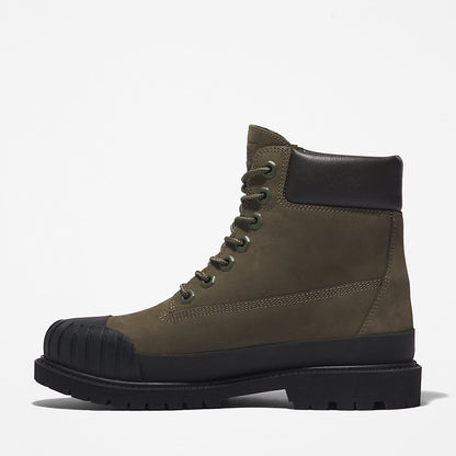 Womens Timberland Bee Line x Timberland® 6 Inch Rubber Toe Boot for Women in Dark Green/Black