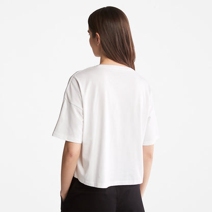Womens Timberland Pastel T-Shirt for Women in White
