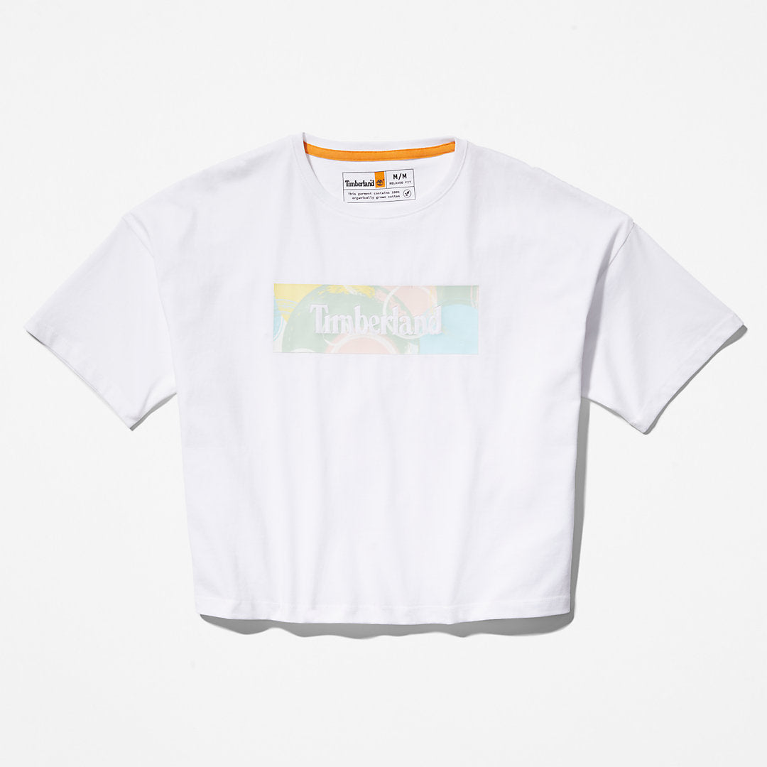 Womens Timberland Pastel T-Shirt for Women in White