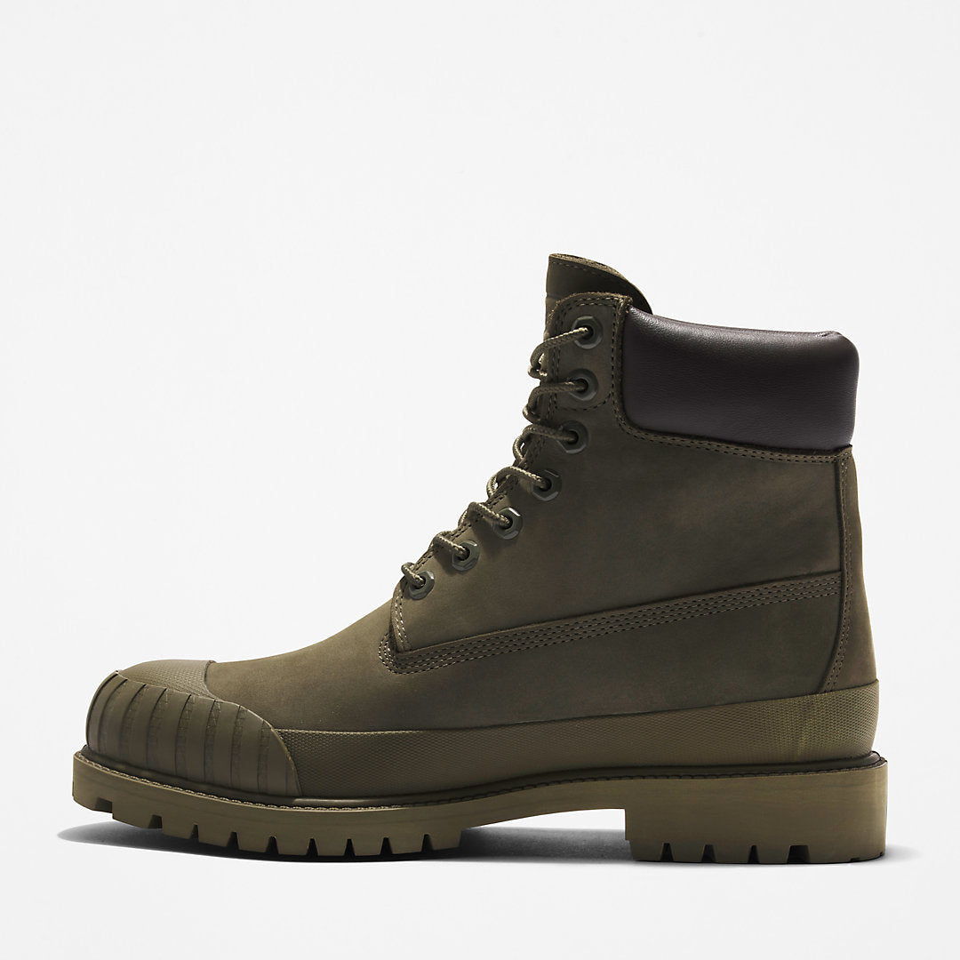 Mens Timberland Bee Line x Timberland® 6 Inch Rubber Toe Boot for Men in Dark Green