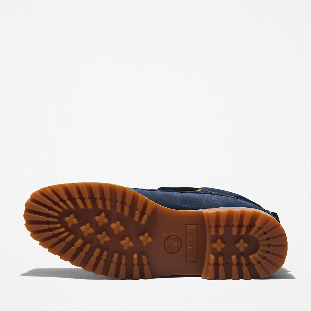 Mens Timberland Timberland® 3-Eye Lug Handsewn Boat Shoe for Men in Navy