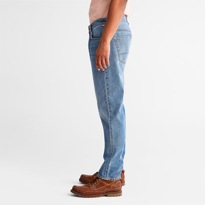 Mens Timberland Outdoor Heritage EK+ Denim Jeans for Men in Blue