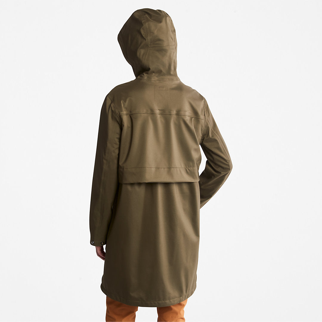 Womens Timberland Waterproof Mid-length Parka for Women in Dark Green