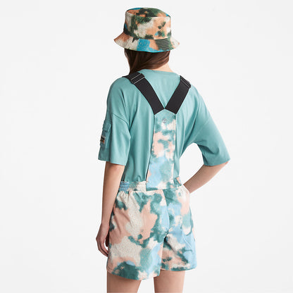 Womens Timberland Dungaree Shorts for Women in Summer Print