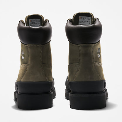 Mens Timberland Bee Line x Timberland® 6 Inch Rubber Toe Boot for Men in Dark Green/Black