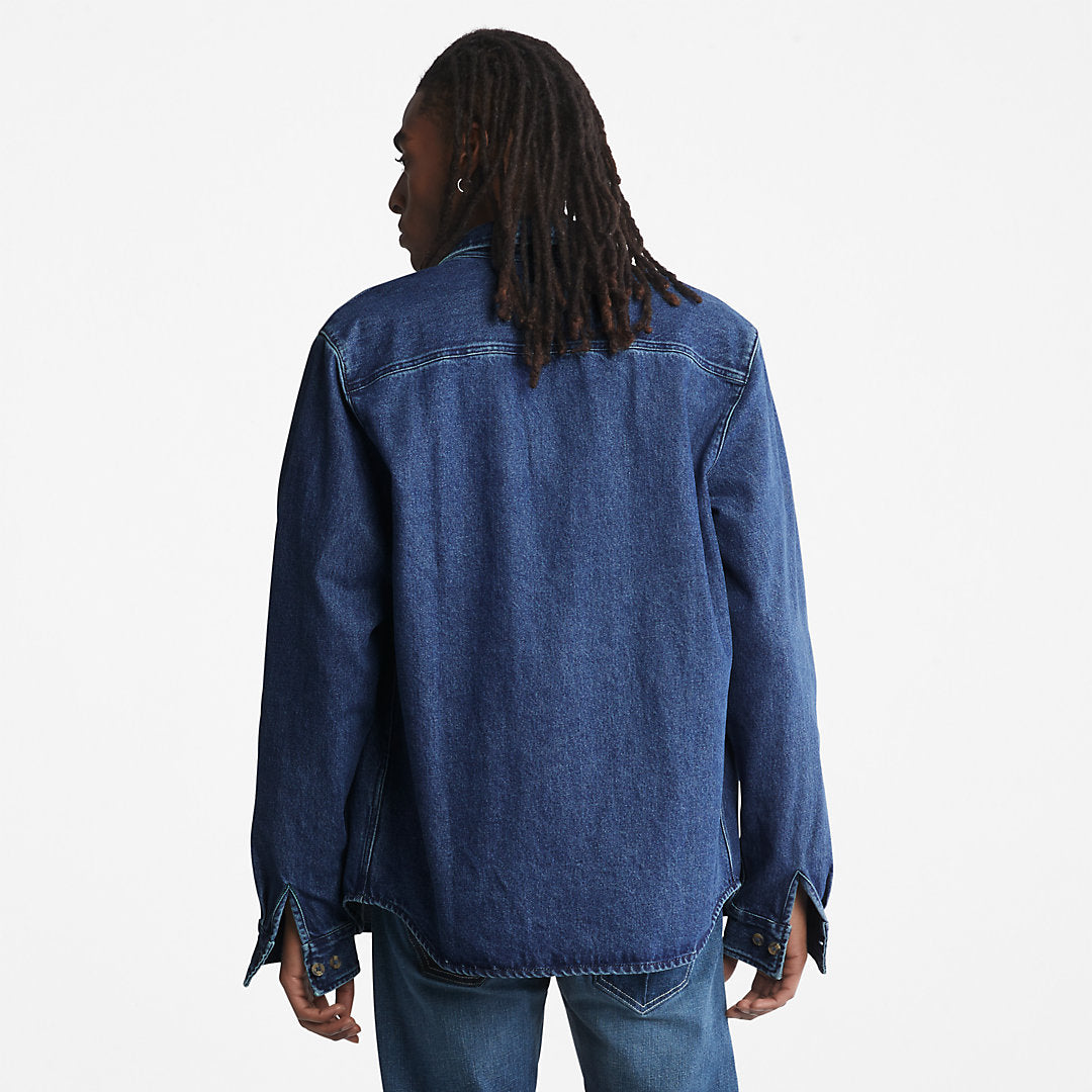 Mens Timberland Outdoor Heritage Denim EK+ Overshirt for Men in Indigo