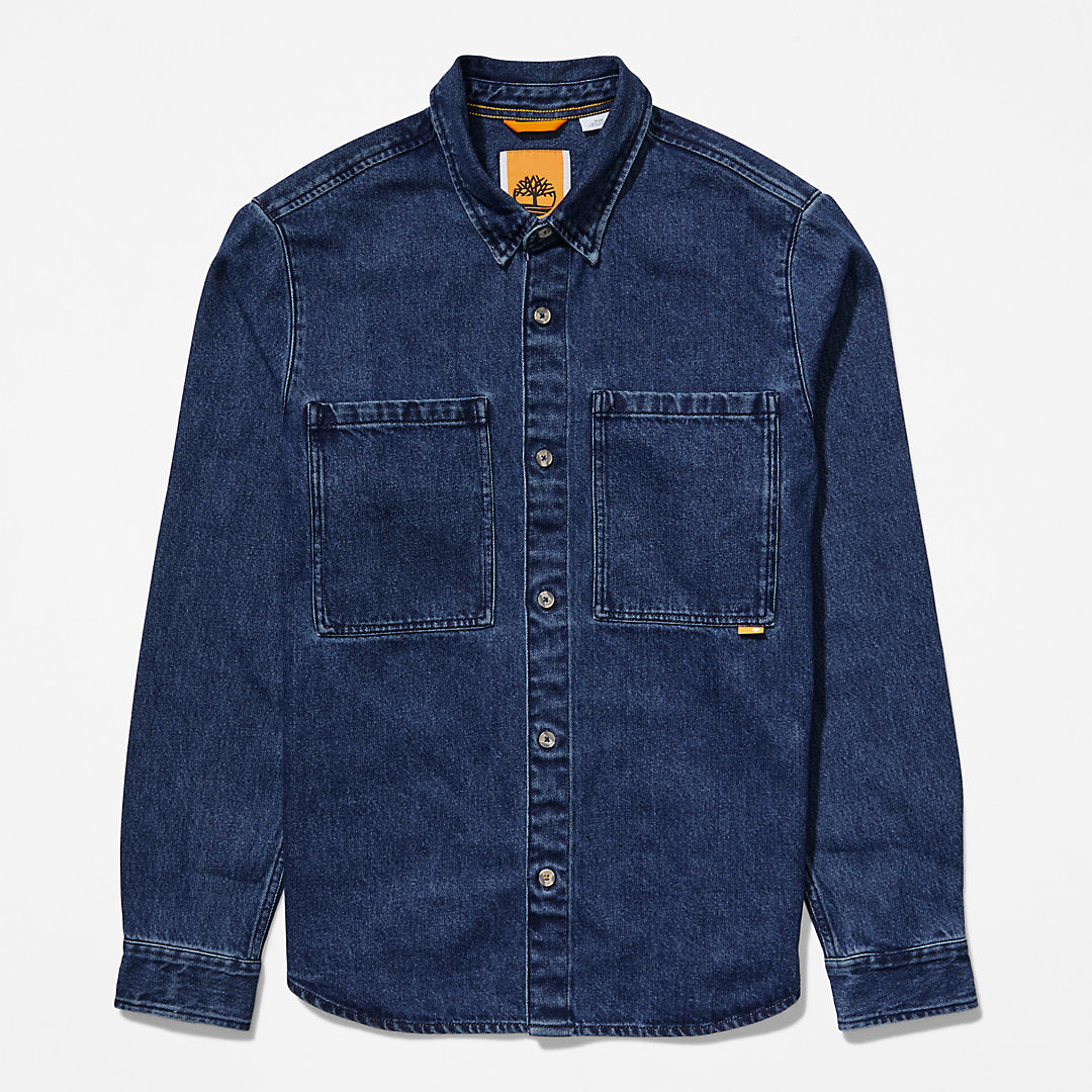 Mens Timberland Outdoor Heritage Denim EK+ Overshirt for Men in Indigo