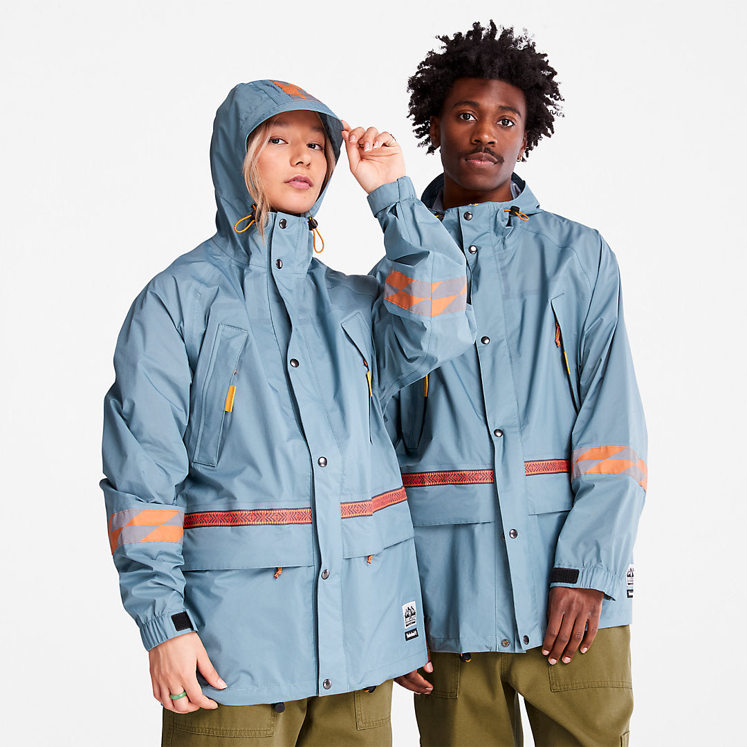 Mens Timberland Bee Line x Timberland® Triple-layer Parka in Blue