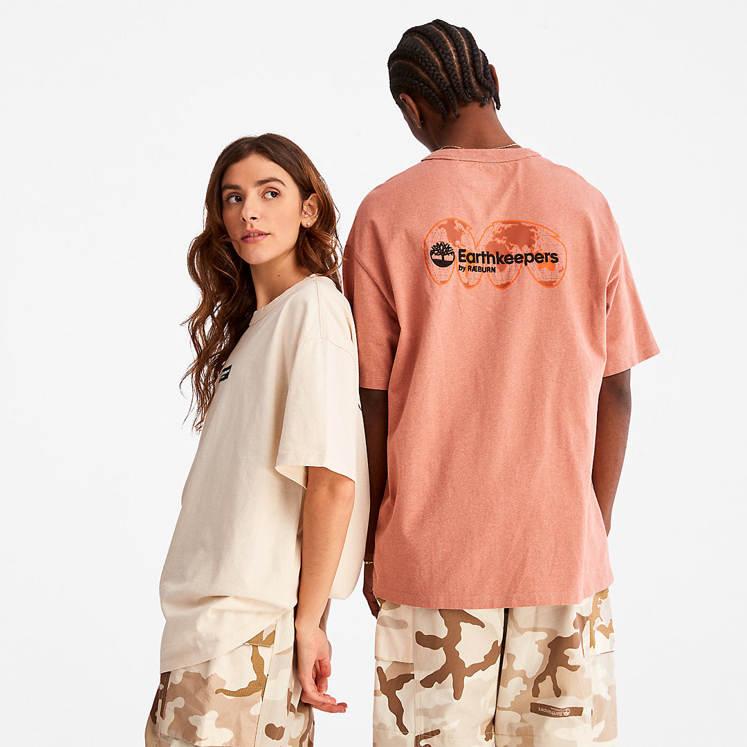 Mens Timberland Earthkeepers® by Raeburn Archive Globe T-Shirt Colourless