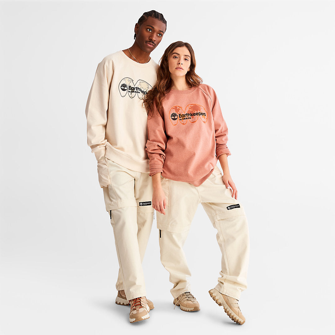 Mens Timberland Earthkeepers® by Raeburn Archive Globe Crewneck Sweatshirt Colourless