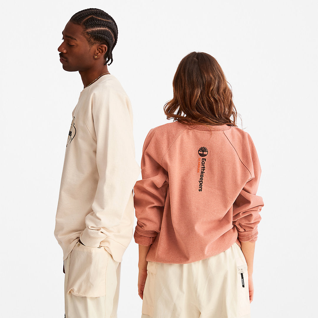 Mens Timberland Earthkeepers® by Raeburn Archive Globe Crewneck Sweatshirt Colourless