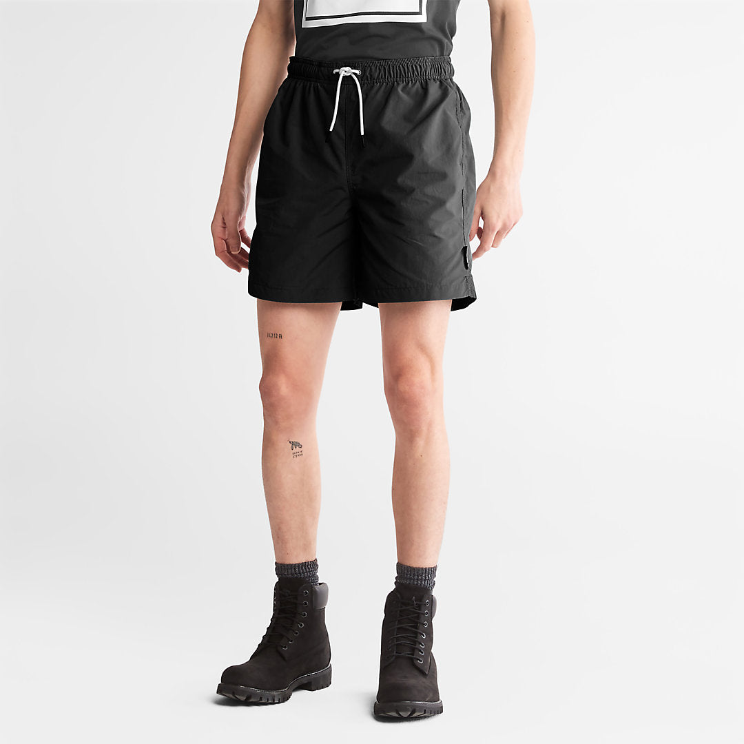 Mens Timberland All Gender Windbreaker Shorts in Black