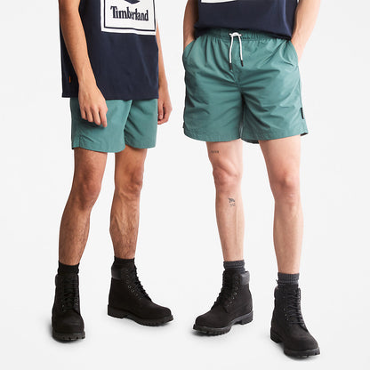 Mens Timberland All Gender Windbreaker Shorts in Green