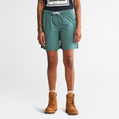 Mens Timberland All Gender Windbreaker Shorts in Green