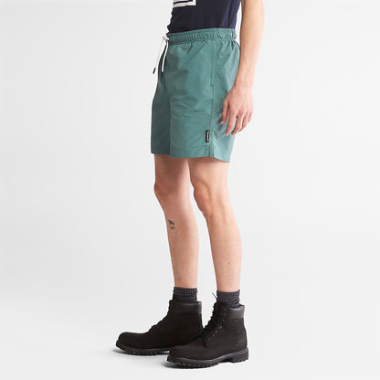Mens Timberland All Gender Windbreaker Shorts in Green