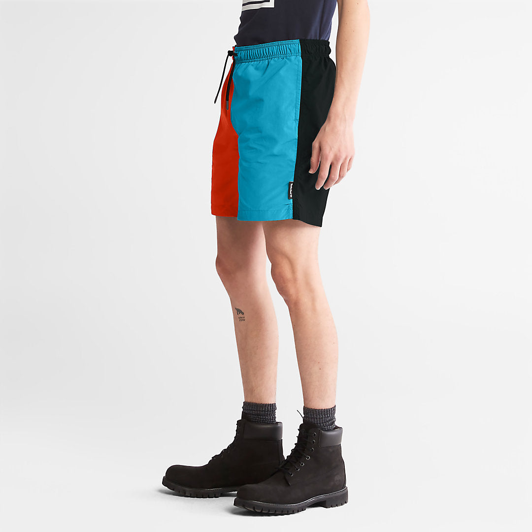 Mens Timberland All Gender Windbreaker Shorts in Orange