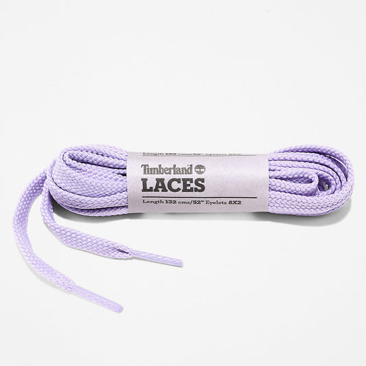 Mens Timberland 132cm/52” Flat Replacement Laces in Purple